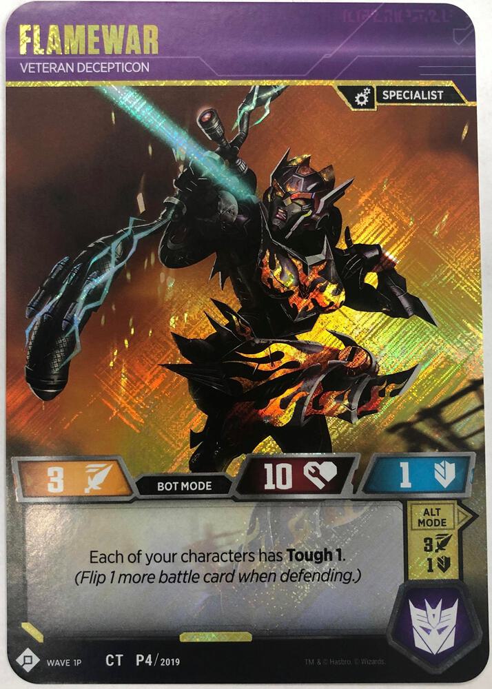 Flamewar - Veteran Decepticon card image