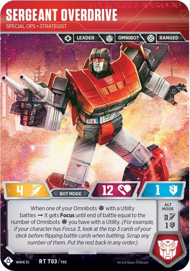 Sergeant Overdrive - Special Ops Strategist card image