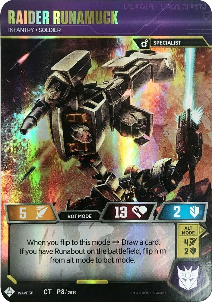 Raider Runamuck - Infantry Soldier card image