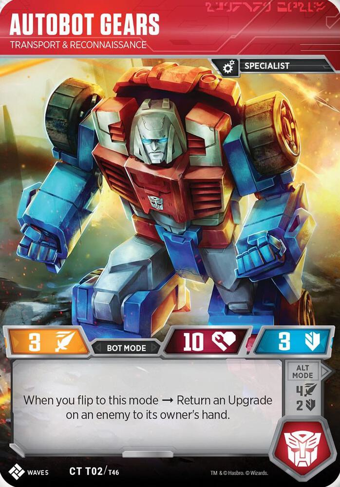 Autobot Gears - Transport & Reconnaissance card image