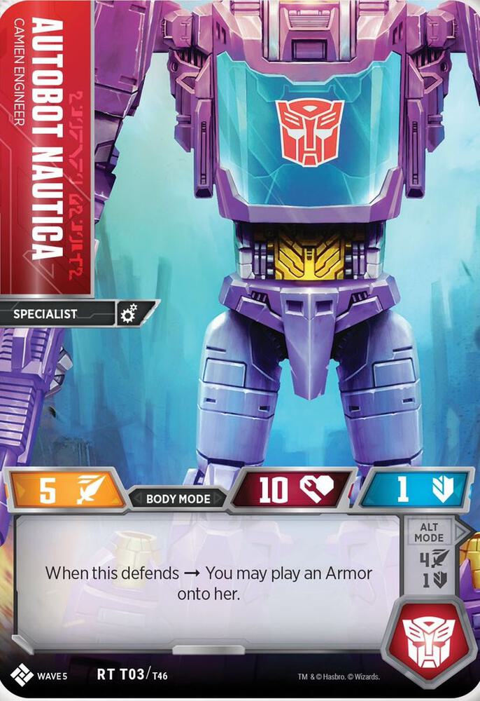 Autobot Nautica - Camien Engineer card image