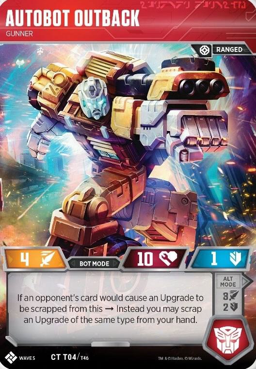 Autobot Outback - Gunner card image