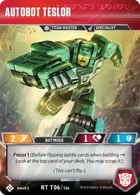 Autobot Teslor card image