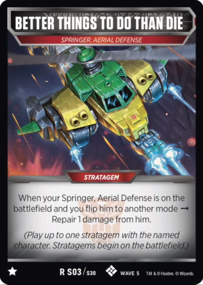Better Things To Do Than Die card image
