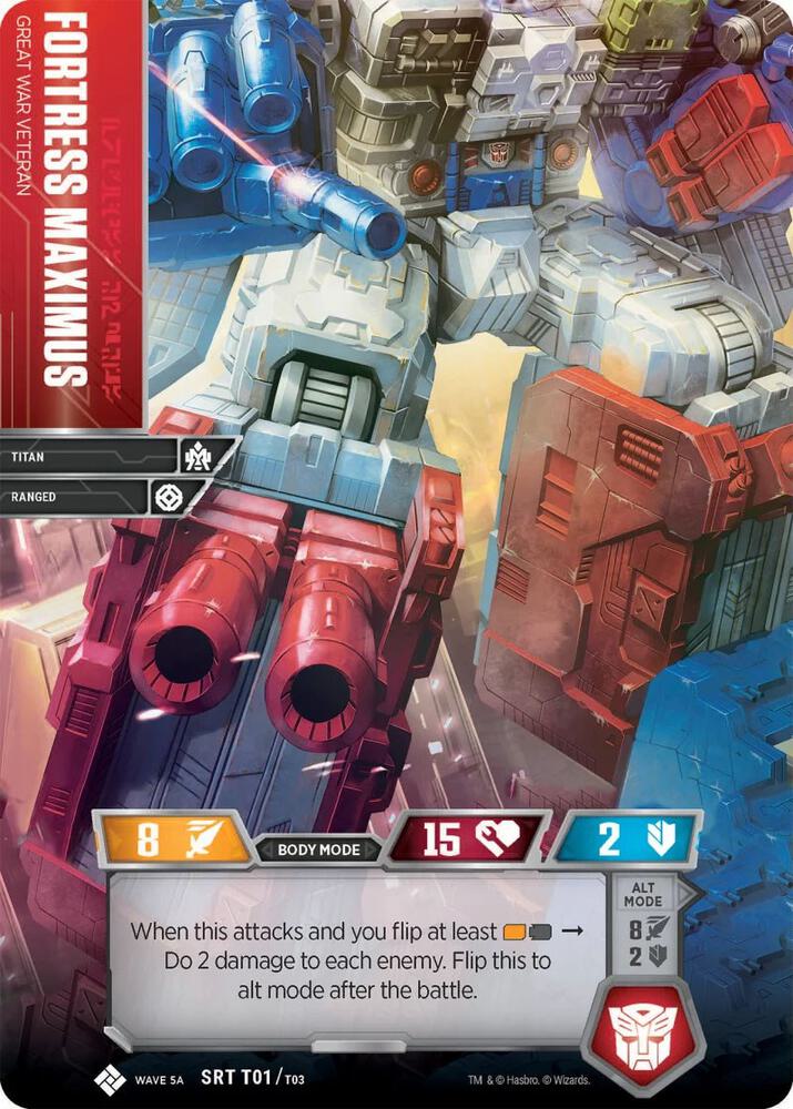 Fortress Maximus — Great War Veteran card image