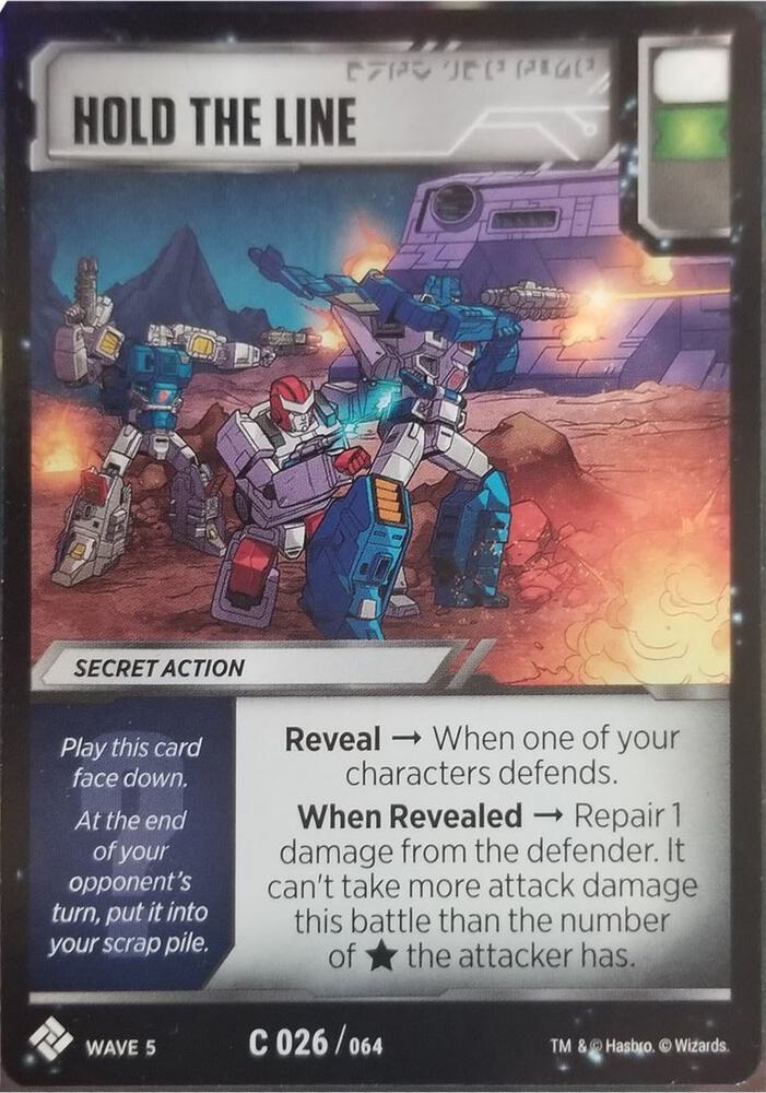 Hold the Line card image