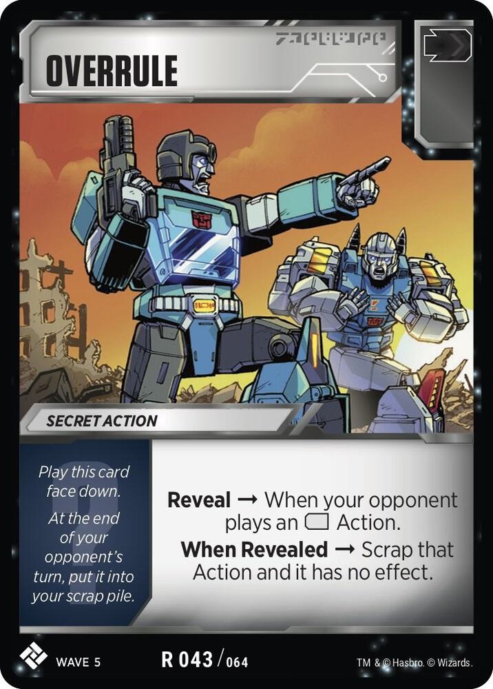 Overrule card image