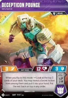 Decepticon Pounce - Infiltrator card image