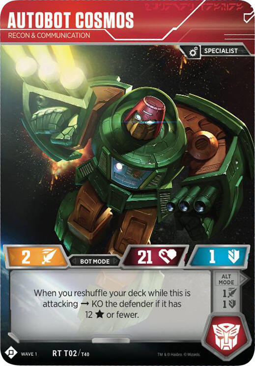 Autobot Cosmos - Recon & Communication