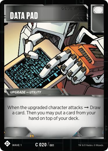 Data Pad card image