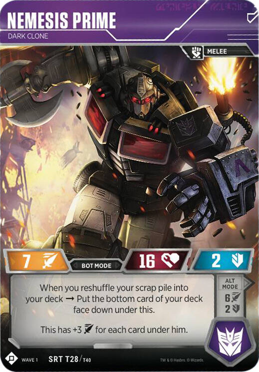 Nemesis Prime - Dark Clone card image