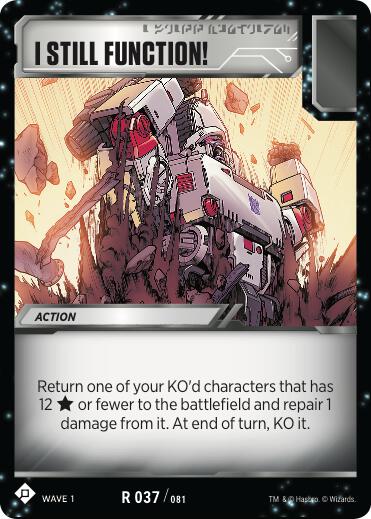 I Still Function! card image