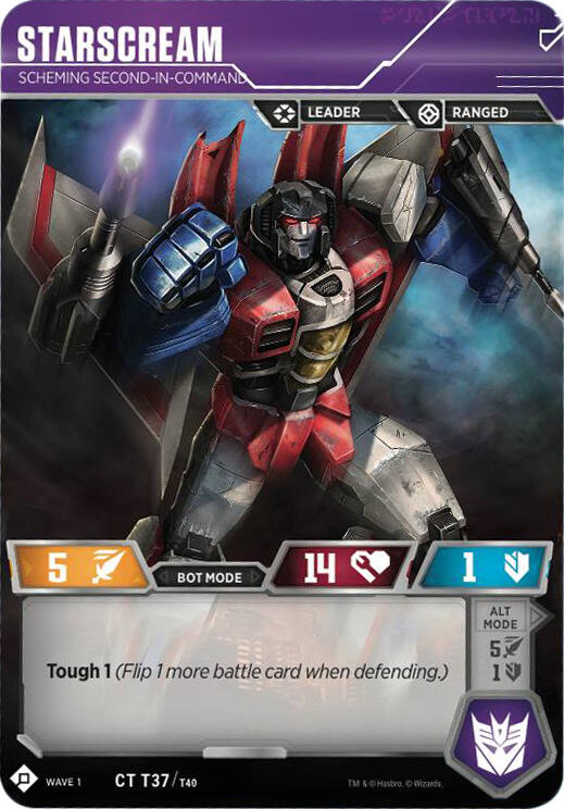 Starscream - Scheming Second-in-Command card image