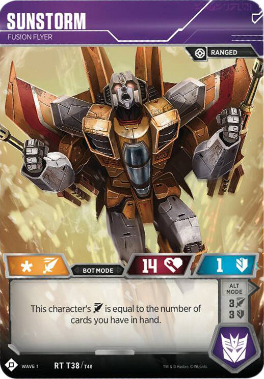 Sunstorm - Fusion Flyer card image