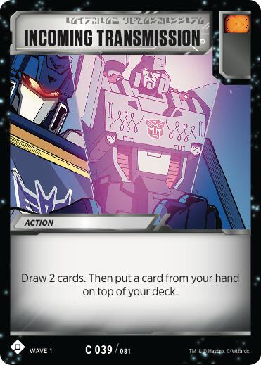 Incoming Transmission card image