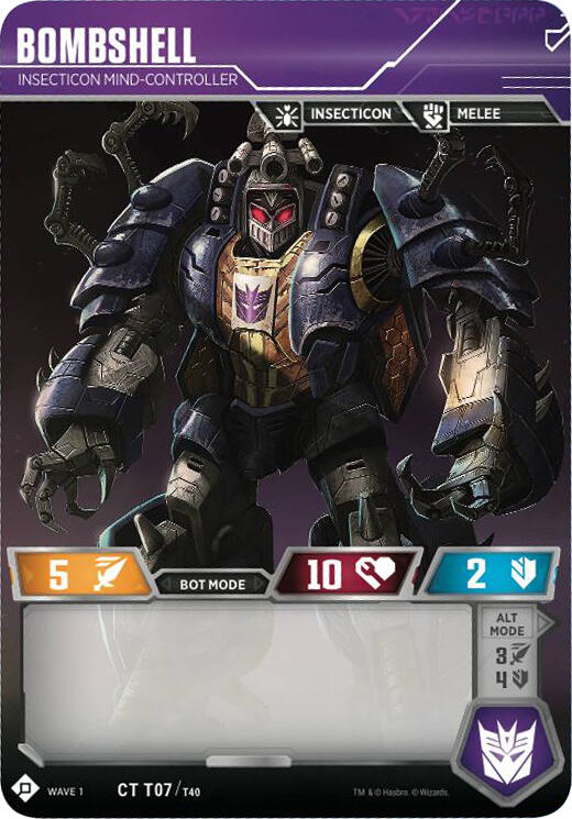 Bombshell - Insecticon Mind-Controller card image