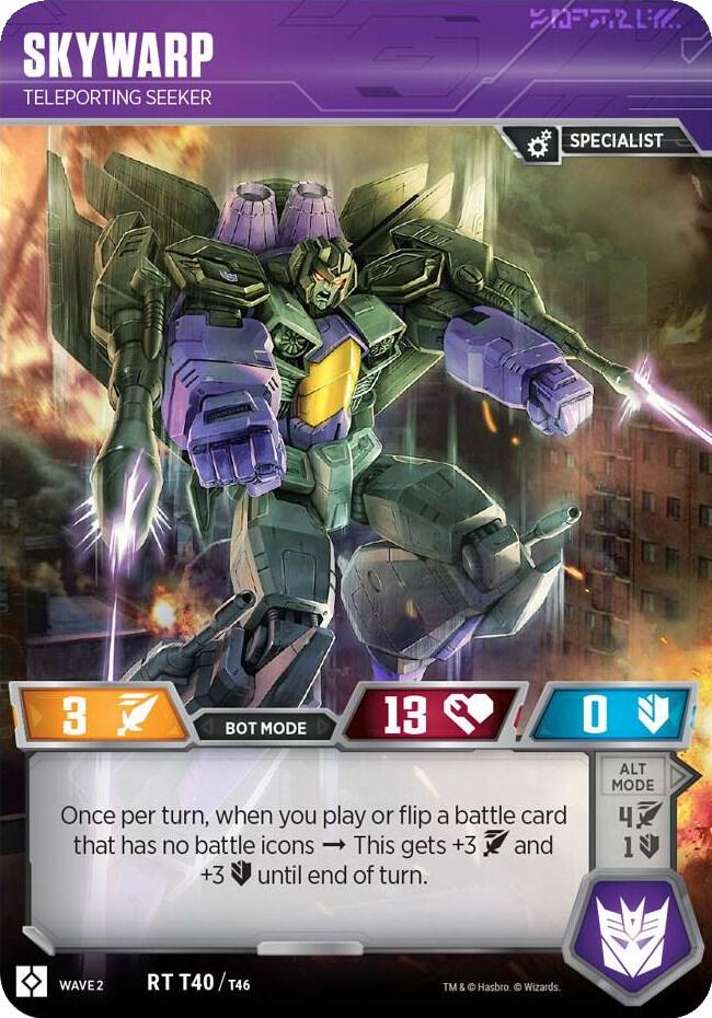 Skywarp - Teleporting Seeker card image