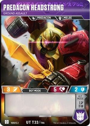 Predacon Headstrong - Ground Assault card image