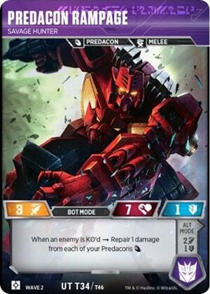 Predacon Rampage - Savage Hunter card image
