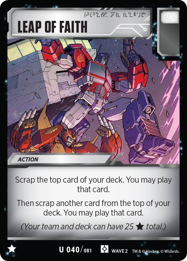 Leap of Faith card image