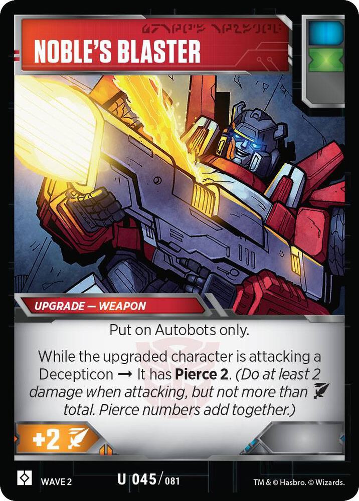 Noble's Blaster card image