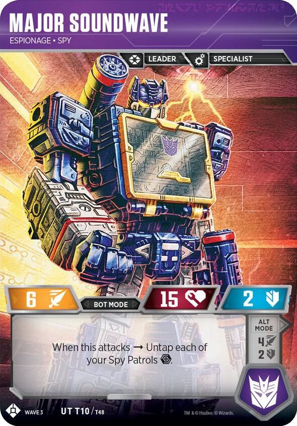 Major Soundwave - Espionage Spy