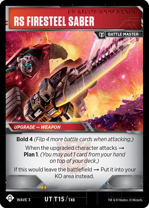 Private Lionizer - Ground Command Artillery // RS Fire Steel Saber card image