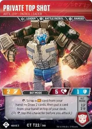 Private Top Shot - Artillery Patrol Leader card image