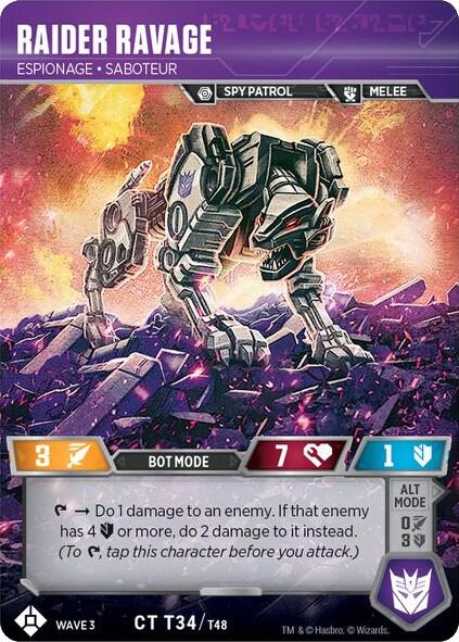 Raider Ravage - Espionage Saboteur card image