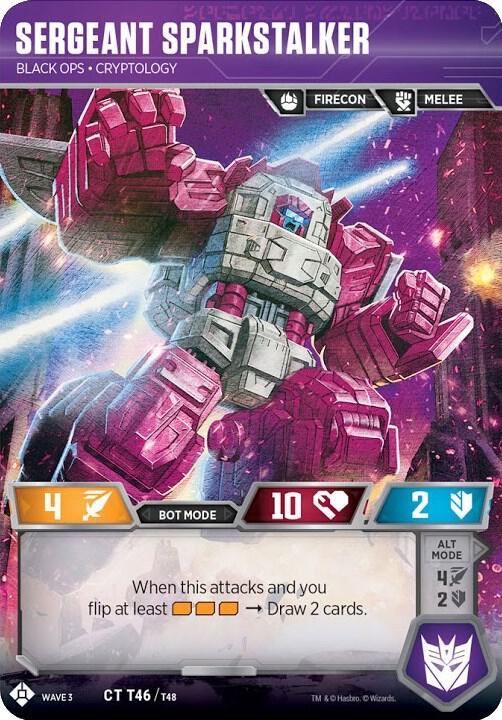 Sergeant Sparkstalker - Black Ops Cryptology card image