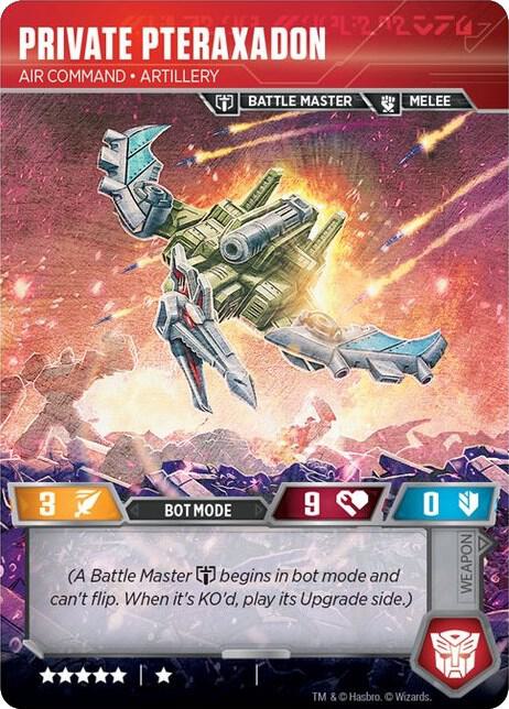 Private Pteraxadon - Air Command Artillery // Binary Edgewing Scythe card image