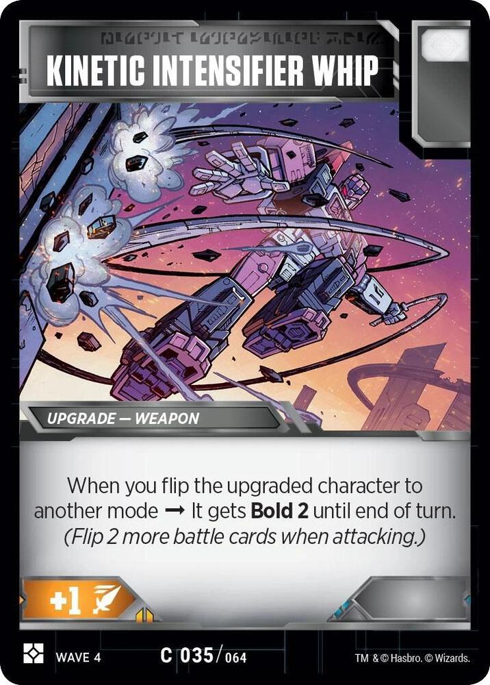 Kinetic Intensifier Whip card image