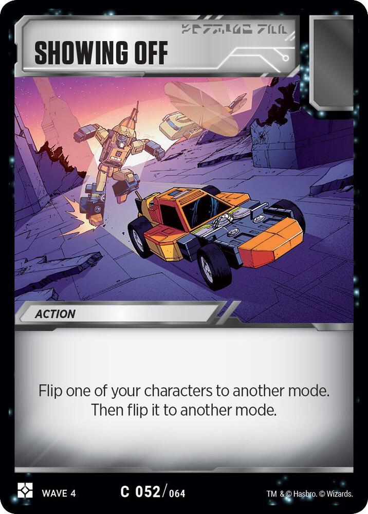 Showing Off card image