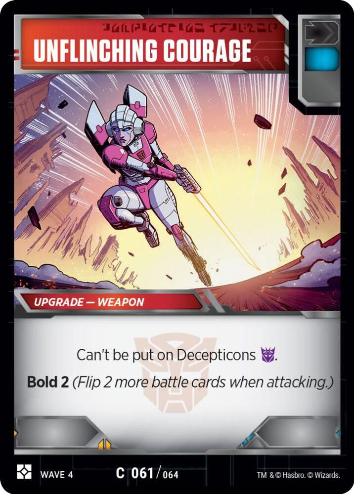 Unflinching Courage card image
