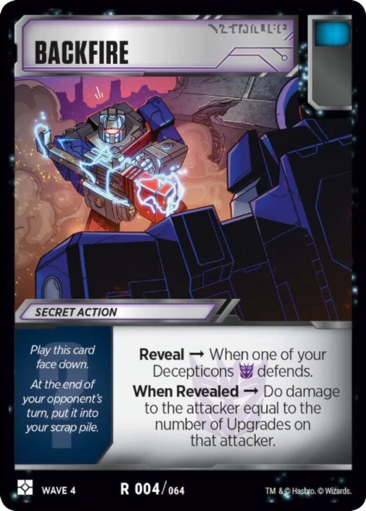 Backfire card image