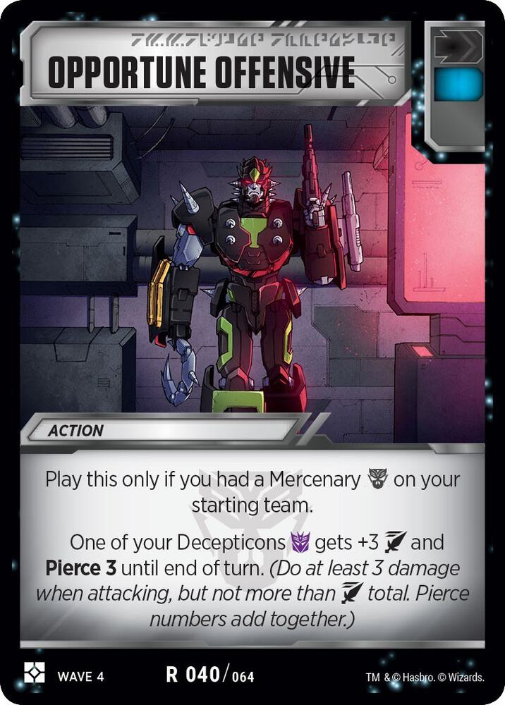 Opportune Offensive card image