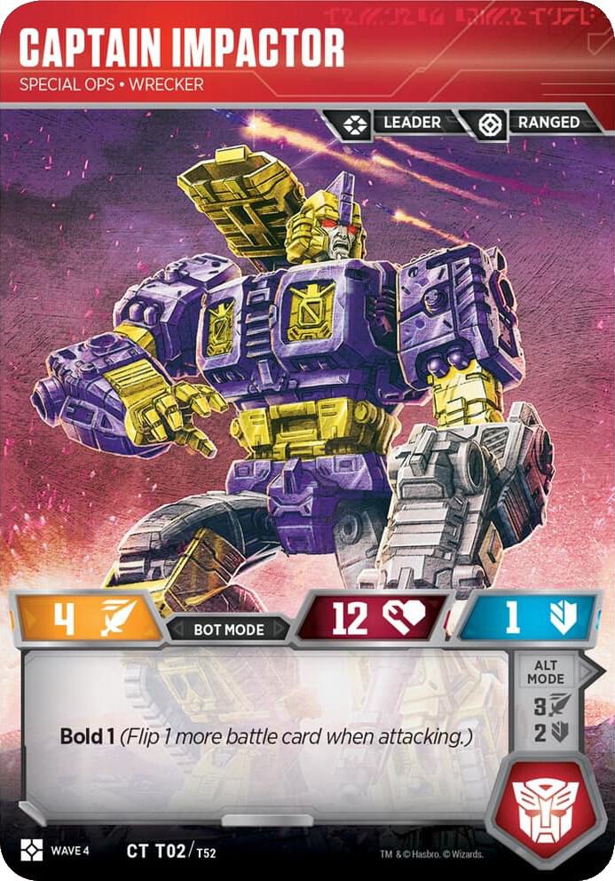 Captain Impactor - Special Ops Wrecker card image