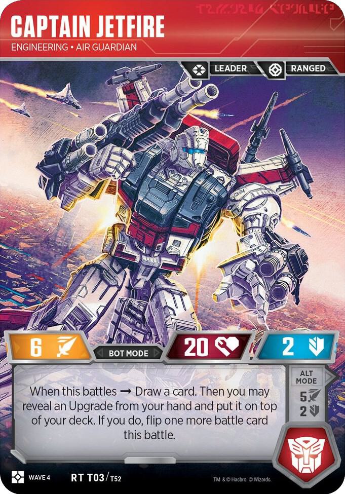 Captain Jetfire - Engineering Air Guardian card image