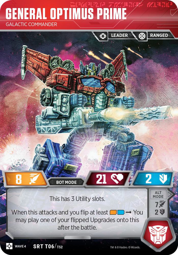 General Optimus Prime - Galactic Commander card image