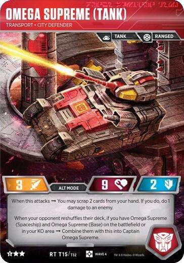 Omega Supreme (Tank) - Transport City Defender card image