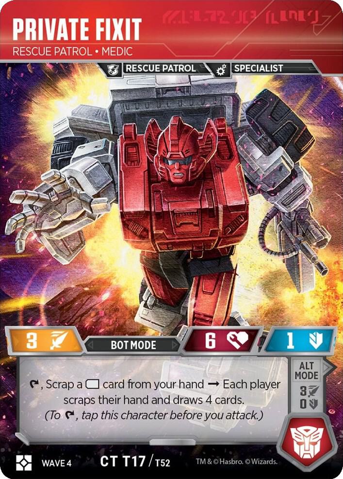 Private Fixit - Rescue Patrol Medic card image