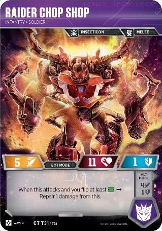 Raider Chop Shop - Infantry Soldier card image