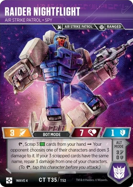 Raider Nightflight - Air Strike Patrol Spy card image