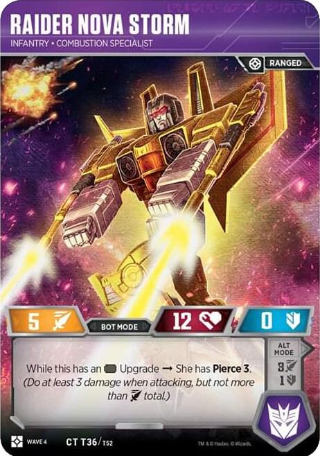Raider Nova Storm - Infantry Combustion Specialist card image