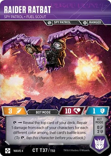 Raider Ratbat - Spy Patrol Fuel Scout card image