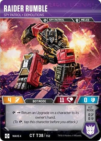 Raider Rumble - Spy Patrol Demolitions card image