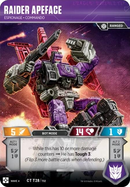 Raider Apeface - Espionage Commando card image