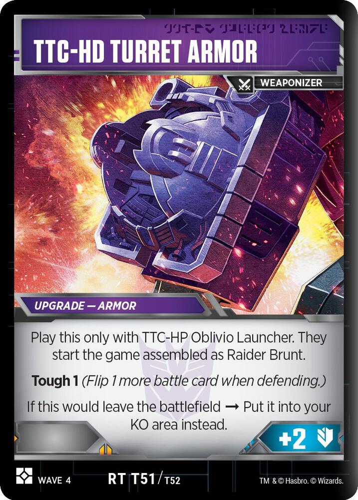 TTC-HD Turret Armor (Raider Brunt Upgrade) card image