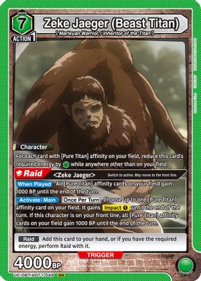 Zeke Jaeger (Beast Titan) card image