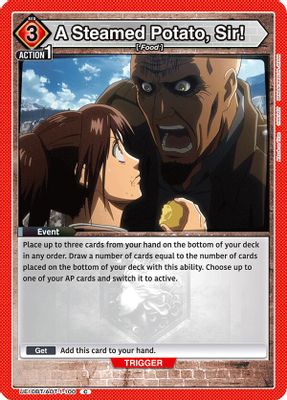 A Steamed Potato, Sir! card image